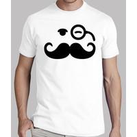 smiley moustache monocle