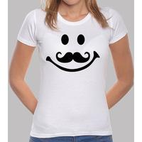 Smiley face moustache