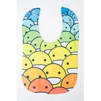 Smiley Face Print Bib