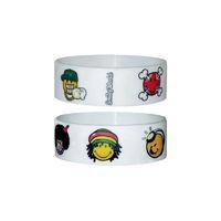 Smiley Characters Rubber Wristband - 65mm Diameter X 25mm High