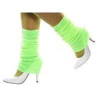 smiffys leg warmers neon green