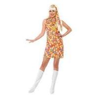 Smiffys - Flower Hippy Costume - Medium (26857m)
