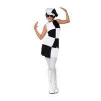 smiffys 1960s party girl costume medium 21142m