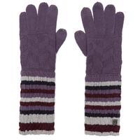 smartwool womens chevron gloves purple