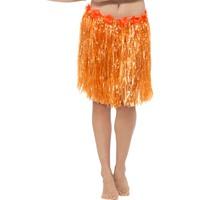 smiffys womens hawaiian hula skirt orange