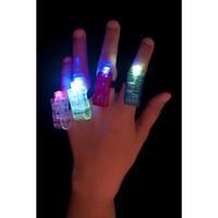smiffys multi flashing finger lights multi colour