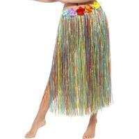 smiffys womens hawaiian hula skirt multi colour