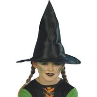 Smiffy\'s 30cm Witch Child Hat Fabric Childs