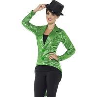 Smiffy\'s 43132s Sequin Tailcoat Ladies Jacket (small)