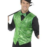 Smiffy\'s 43131xl Sequin Waistcoat (x-large)