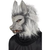 Smiffy\'s Werewolf Mask With Hair