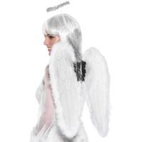 Smiffy\'s Wings Halo Angel Set - White, Small