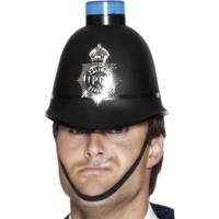 Smiffy\'s Police Helmet With Flashing Siren Light