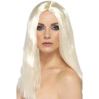Smiffy\'s Star Style Blonde Wig, 44cm