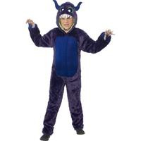 Smiffy\'s Children\'s Unisex All In One Monster Costume, Jumpsuit With Hood, 