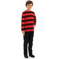 Small Black & Red Children\'s Striped Jumper