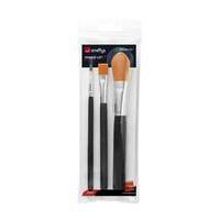 smiffys face paint brush set