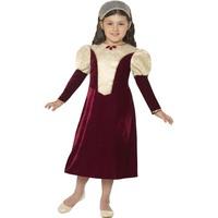 Smiffy\'s Children\'s Tudor Damsel Costume (large)