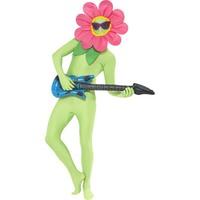 smiffys dancing flower kit head piece with glasses and inflatable guit ...