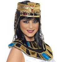 Smiffy\'s Egyptian Head Piece - Gold And Black