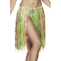 Smiffy\'s Elasticated Hawaiian Hula Skirt, 56cm - Multi-colour
