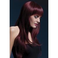 Smiffy\'s Fever Sienna Two Tone Wig Black/purple