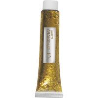 Smiffy\'s Glitter Gel Tube, 20ml - Gold