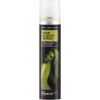 smiffys hair and body spray green uv can 75ml