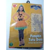 Small Girls Pumpkin Tutu Dress Costume