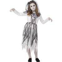 Small Grey Girls Ghostly Bride Costume