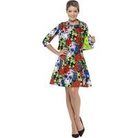 smiffys womens day of the dead suit jacket dress size 16 18 colour