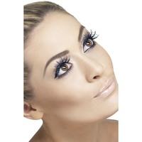 Smiffy\'s Spiderwebs Eyelashes With Glitter - Blue