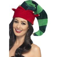 Smiffy\'s 46756 Unisex Plush Elf Hat (one Size)