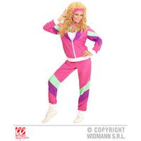 Small Pink Ladies 80\'s Shell Suit Costume