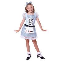 Small Blue Girls Card Girl Costume