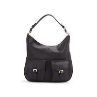 Smith and Canova Twin Pocket Leather Slouchy Shoulder Bag