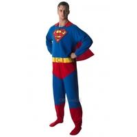 small mens superman onesie costume