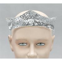 small silver sequin tiara