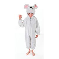 Small Children\'s White Mouse Costume