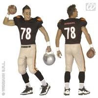 Small Adult\'s American Footballer Costume