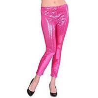 Small Pink Sequin Leggings