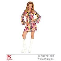 Small Pink/yellow Ladies Groovy Girl Costume