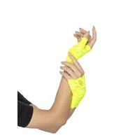 smiffys 48078 80s fingerless lace gloves one size