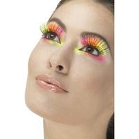 smiffys 48095 80s party eyelashes one size