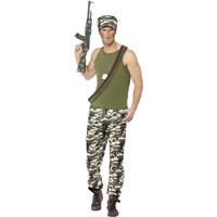 Smiffy\'s 44659l Men\'s Army Costume (medium)