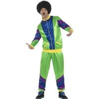 Smiffy\'s 43129m 80\'s Height Of Fashion Shell Suit Male Costume (medium)