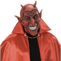 Smiling Devil Mask Red Halloween Devils Masks Eyemasks & Disguises For