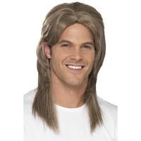 smiffys 44645 mullet wig one size