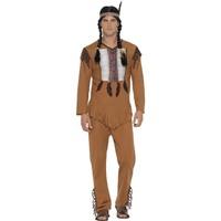 Small Men\'s Native Western Warrior Indian Costume