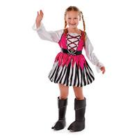 Small Pink Girls Pirate Costume